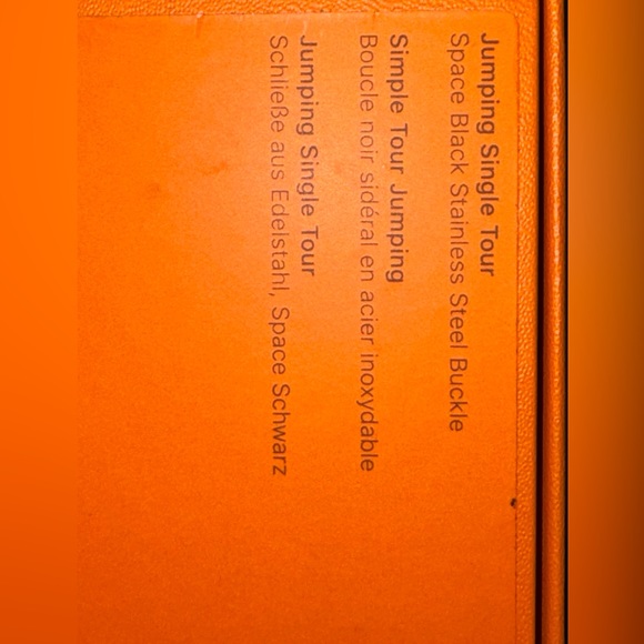 Hermes Noir/Bleu Apple Watch Band. Fits 40 to 45 Apple Watch. - Picture 6 of 6